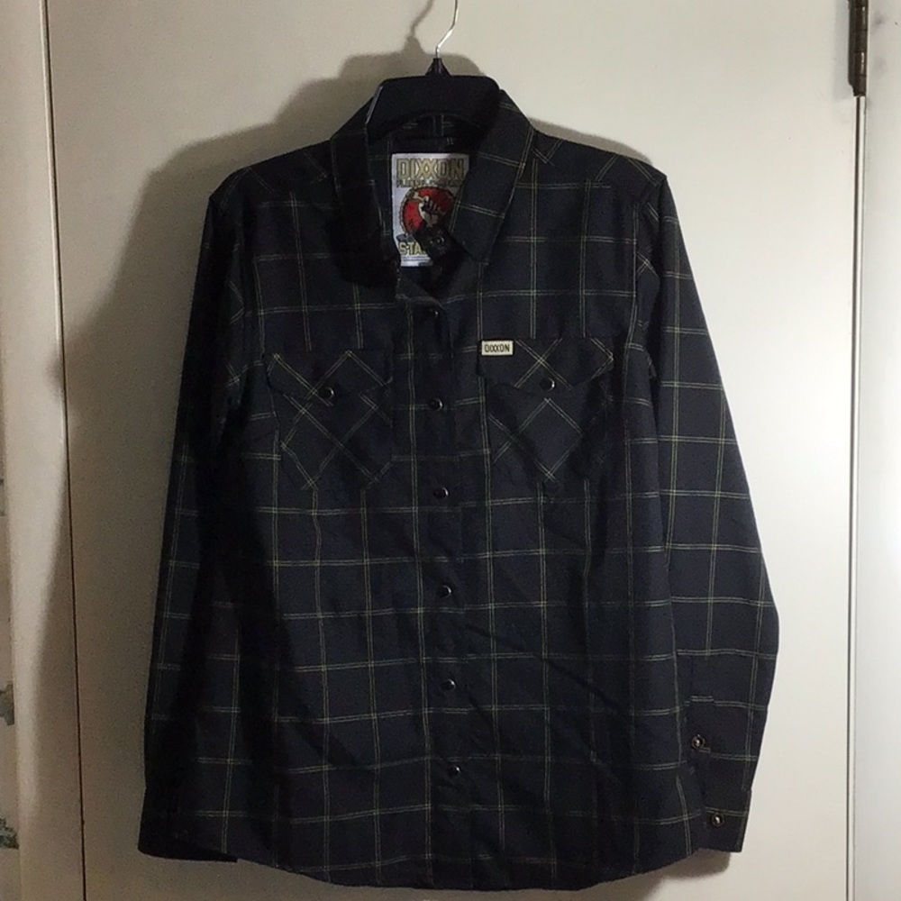 Black Dixxon Snap-front shirt